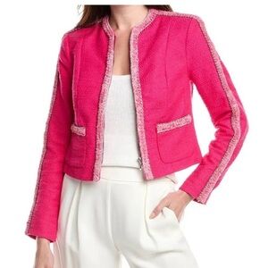 Women's Cabi Ballroom Pink Tweed Jacket